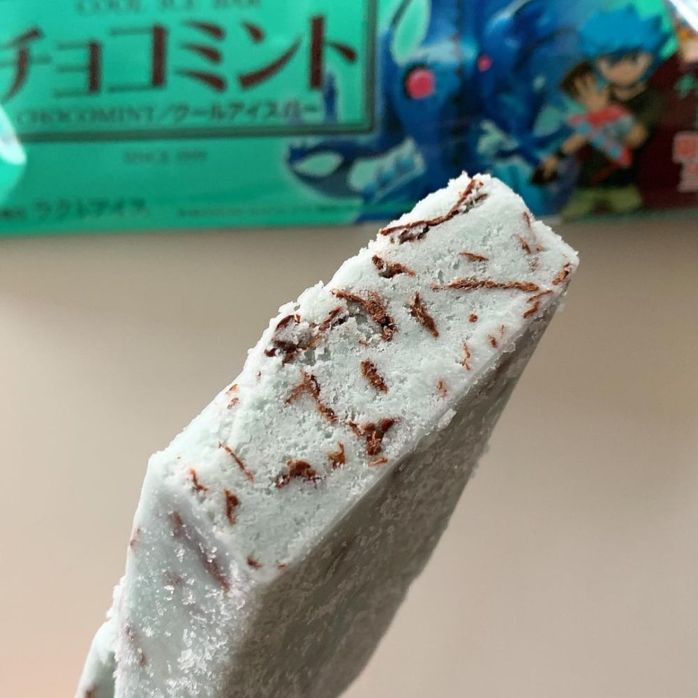 チョコミントのアイス