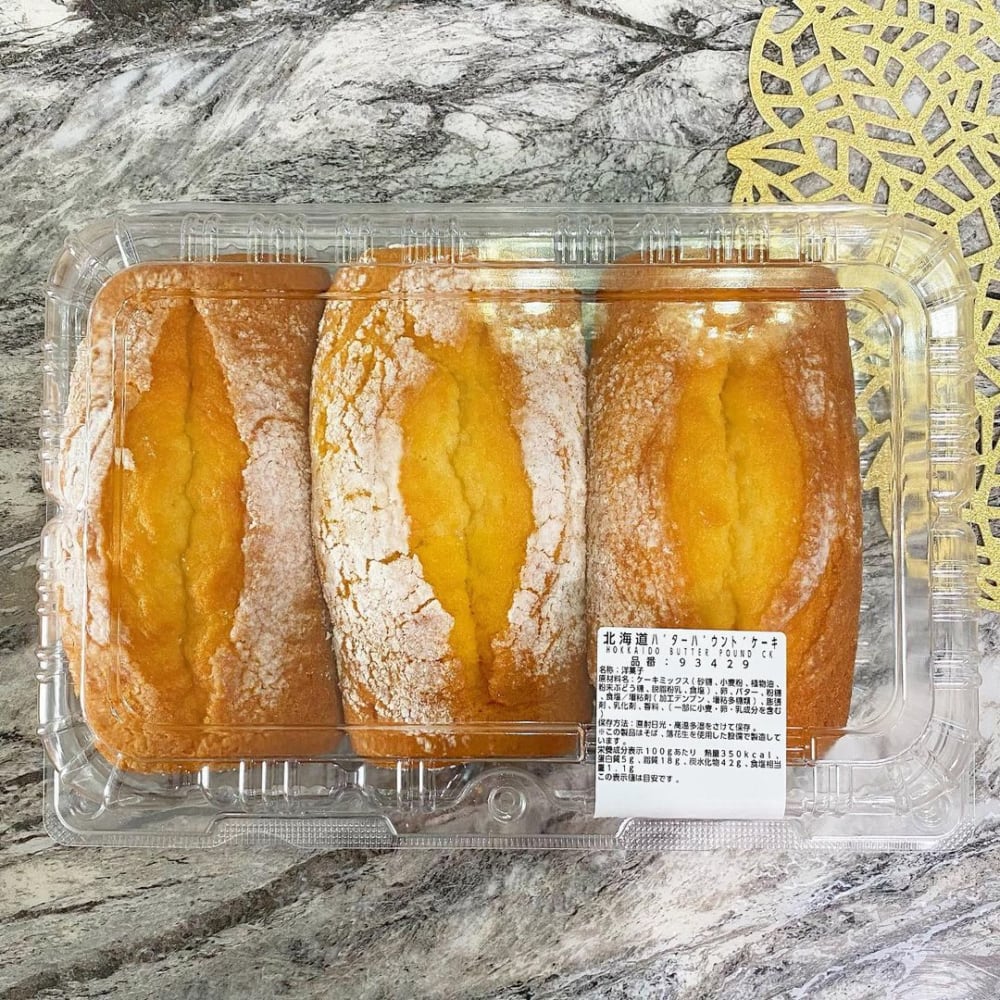 コストコの北海道バターパウンドケーキの写真