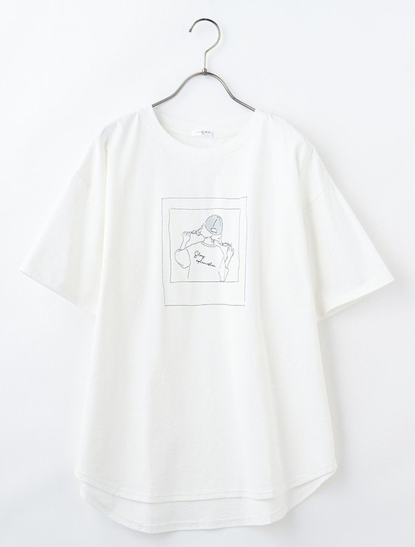 ハニーズのイラストプリントTシャツの写真