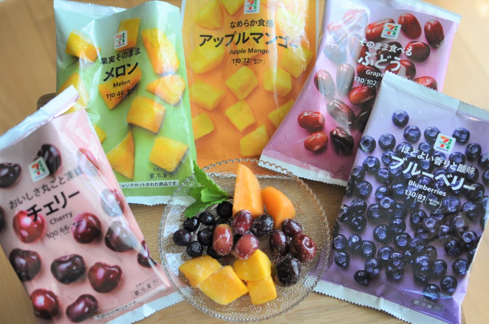 セブン冷凍フルーツまとめ