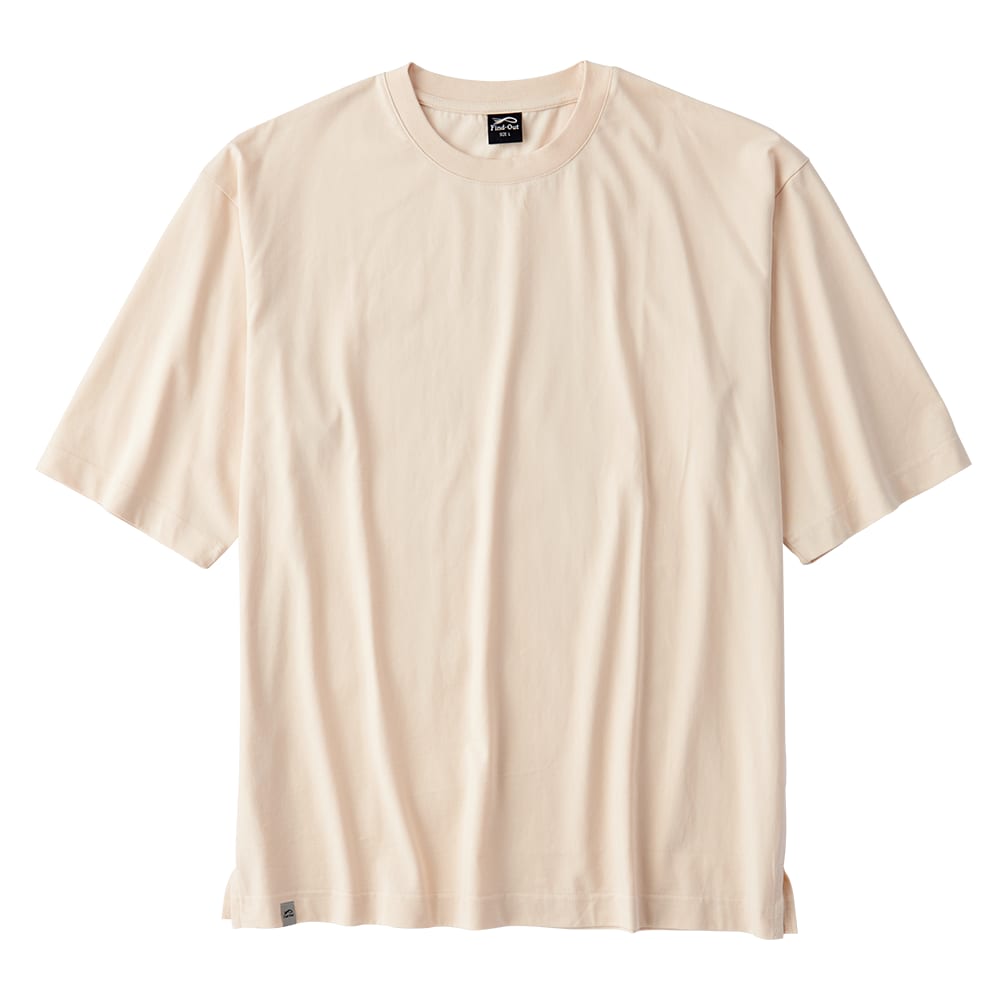 ワークマンの持続冷感コットンオーバーサイズ5分袖Tシャツ