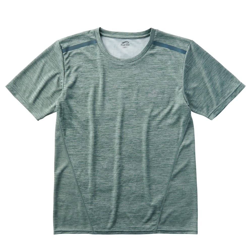 ワークマンの冷感リフレクティブショルダー半袖Tシャツ