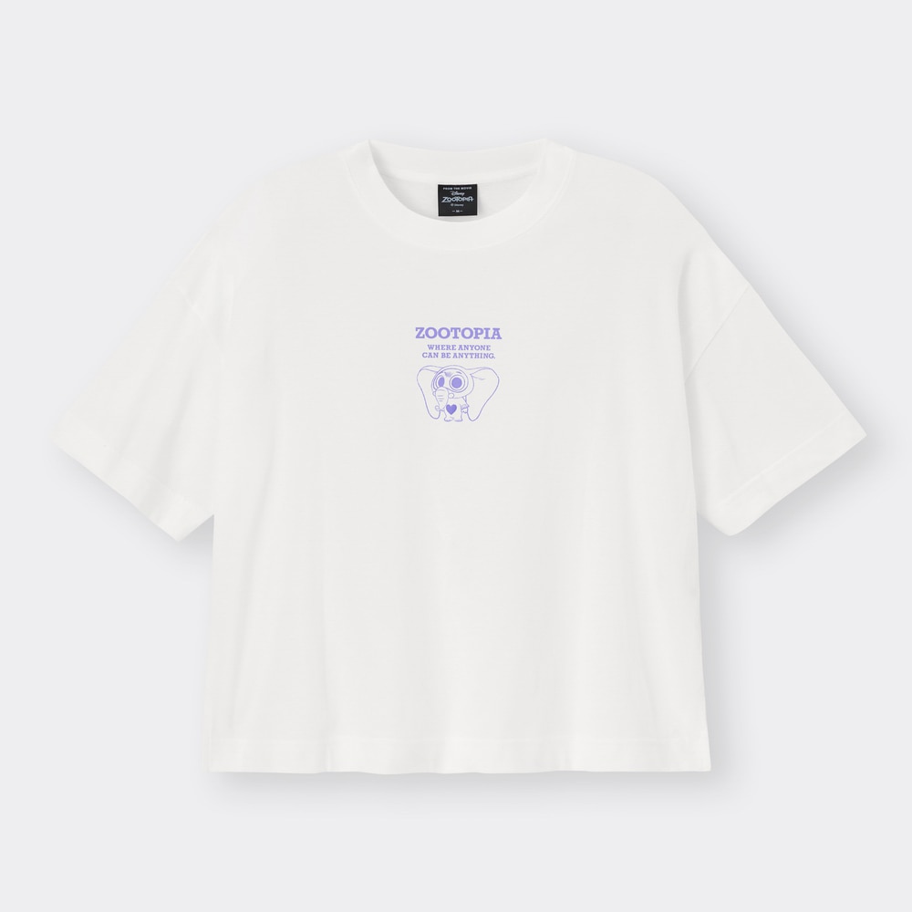 GUのズートピアコラボクロップドTシャツ