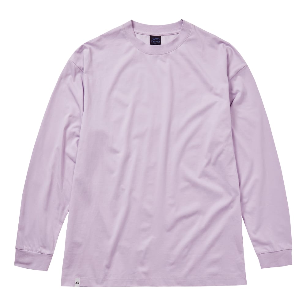 持続冷感-1℃コットンオーバーサイズ長袖Tシャツ