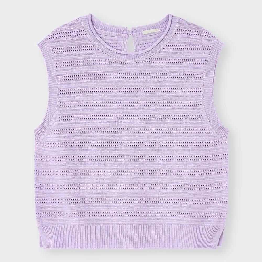 透かし編みセーター