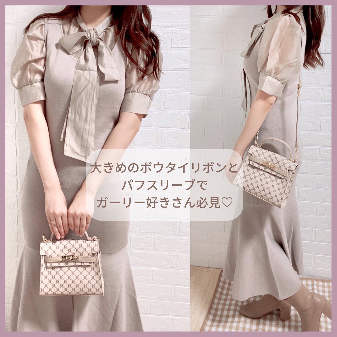 港区女子になれちゃう Grl の ワンピース が可愛い Lamire ラミレ