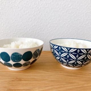 高見え！セリアの和柄の茶碗
